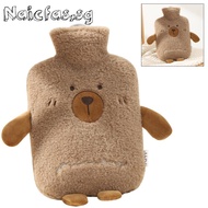 Cute Hot Water Bottle Bag 500ml/1000ml Large Hot Water Bottle for Family Friends