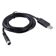 PL2303GT USB 8 Din Mini Plug Adapter RS232 Converter Programming Cable for-Allen MicroLogix PLC 1100