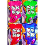 GIRLS KIDS HELLO KITTY PAJAMAS
