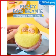 P POPMART PUCKY egg beanie Series Earphone Bag Earphone Case Storage Bag pop mart pucky