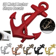 Ship Anchor Metal Car Stickers Car Body Bumper Decorative Stickers Marine Emblem Car Body Bumper Dec