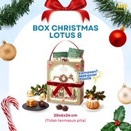 LOTUS 8 CHRISTMAS BOX CHRISTMAS HAMPERS BOX LOTUS 8 HAMPERS BOX @12 PCS