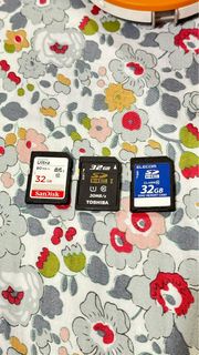 All 3 SD cards 32gb