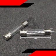 2pcs glass fuse 5 amp 220v 230v 250v 6*30 6*30mm 5000ma 5A AVR f5a Fast Fuse Glass cctv motorcycle P