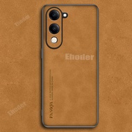 Da cừu non ốp cho Vivo y04 4G 2025 vỏ điện thoại TPU mềm chống sốc cho vivoy04 Ốp lưng