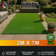 [2M x 7M] VODELL Artificial Grass Carpet Home Decoration Outdoor 3UV Karpet Rumput Tiruan Murah假草