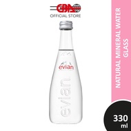 Evian Mineral Water - Glass Bottle (330ml)