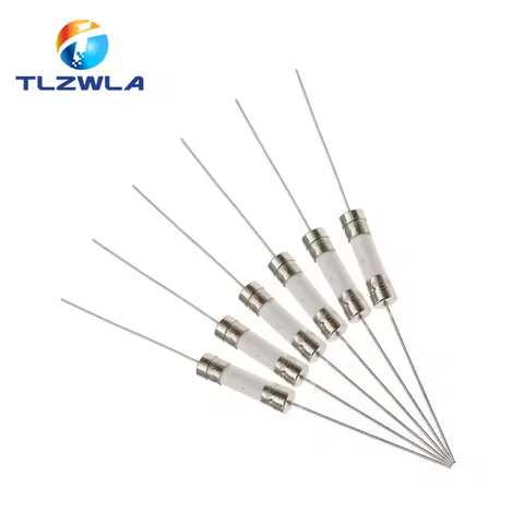 10PCS 5*20mm Fast Break Ceramic Fuse Slow Blow Tube Fuse With a pin 5X20MM 250V 0.5A 1A 2A 3A 4A 5A 