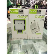 Gudi C205 2.4A Dual USB Travel Adapter