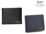 【寧寧精品*台中專賣店】Kinloch Anderson金安德森【十字紋牛皮拉鍊零錢袋男用短皮夾 藍/黑】696-1