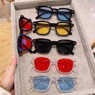 【Malaysia stock】 Unisex Korean Retro Square Sunglasses Small Face Fashion Outdoor Fashion Sun Glasse