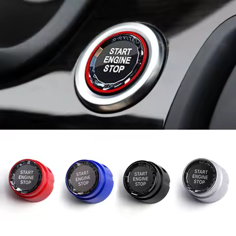 Crystal Style Car Start Stop Engine Switch Button Cover Replace For BMW 5 6 7 Series F10 F11 F12 F01
