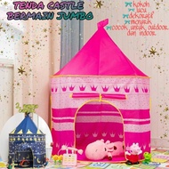 TENDA ****] Kids Tent JUMBO Kids Camping Tent Castle Palace Tent Toy