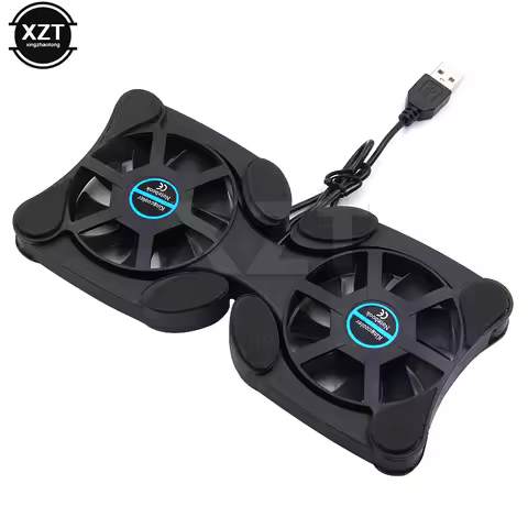 USB Mini Laptop Fan Stand Notebook Foldable Folding Fan Cooler Notebook Cooling Pad Radiator Cooler 