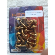 ۞❏Aerox Body Screw for Fairings Silver\Gold\Blue from Heng [SOLD PER SET]