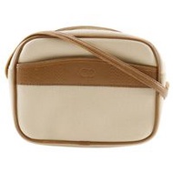 二手 Christian Dior CD 標誌肩包，復古 PVC，法國製造，米色，斜挎，拉鍊，CD 標誌，女士。