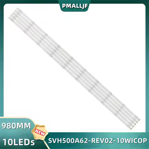5 Pcs LED Strip L074 SVH500A63 A69_REV03_10WICOP_UBH+SILK_161228 HISENSE H50N5300 SVH500A62_REV02 _1