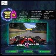 Monex M32FHM165 32 165Hz 1ms No Distortion Screen FHD [1920 x 1080] Free-Sync 32 inch Gaming Monitor