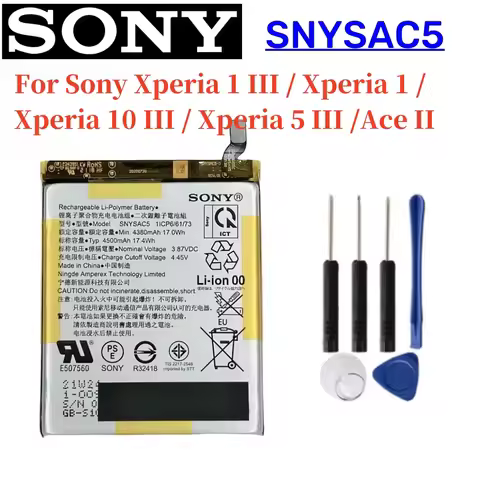 Original Battery SNYSAC5 For Sony Xperia 1iii / Xperia 1 / X10iii / Xperia 10 iii / Xperia 5 III / A