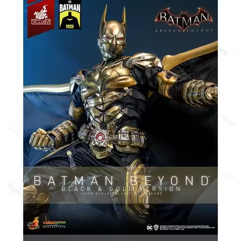 In Stock Hot Toys VGM64 Batman: Arkham Knight Batman Beyond (Black and Gold Edition) 1:6 Collection 
