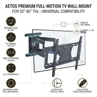 Universal Full Motion TV Wall Mount Bracket 14-85 Inch, Heavy Duty 85kg Adjustable TV Stand