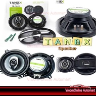 TB TANBX GERMAN TB-1042 4" / TB-1342 5” / TB-1642 6" / TB-6942 6"X9" 3-WAY Car Speaker System Bass C