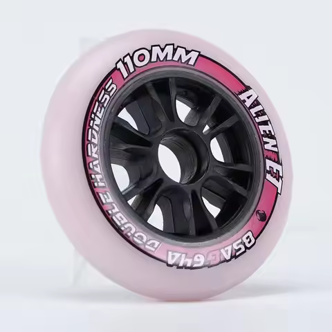 ALIEN ET Speed Skate Wheels Dual-hardness 85A & 64A Tires Race Skating Professional Wheel 125mm 110 