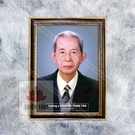 Luong Y Nguyen Tham Tan painting, size 36x48cm, printed with glossy fabric, genuine composite frame.