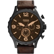 [Powermatic] Fossil JR1487 Nate Chronograph Leather Strap Watch