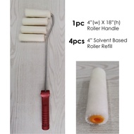 4" Paint Roller Refill / 18"x4" & 24"x4" Roller Handle / 4"Water-Based Roller Refill / 4"Solvent-Bas
