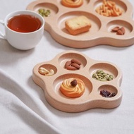 【足跡餐盤】木製餐具 / 2 種尺寸 | Wooderful life