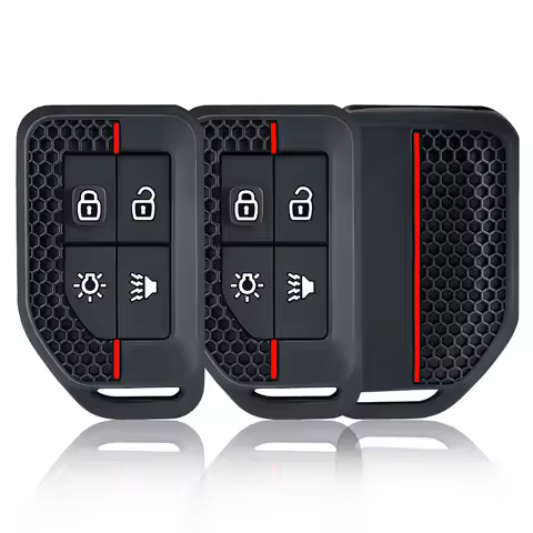 Silicone Car Remote Key Caps Fob CaseFor VOLVO EVRO 6 FM FH16 FH 460 540 2024 KEY Cover With Keychai