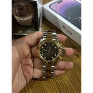 [VINTAGE] Old Rolex Oyster Daytona Quartz Silver Black Gold