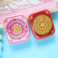 Japanese Anime Cardcaptor Sakura Card Captor Sakura CLOW CARD Contact Lens Glasses Nursing Box Case with Mirror Cosplay Props