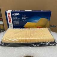 BOSCH Engine Air Filter A3025 For Vios P15 1.5i/1.3i, Avanza 1.3/1.5, Rush 1.5, Attrage 1.2 Toyota