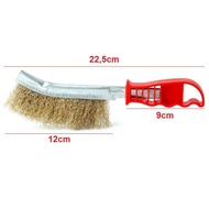 CLEANING IRON BRUSH RUST BRUSH - RED ROLLED IRON BRUSH - Product Tested