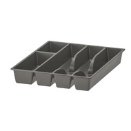 (IK) 31X26CM SMACKER CUTLERY TRAY GREY