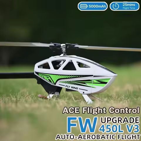 FLYWING FW450L ACE RC Helicopter Smart Acro FW450 V3 Helicopter with ACE Flight Control ATT mode 3D 