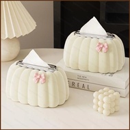SQ2 Pumpkin Spring Tissue Box Household Creative Tissue Box Office Living Room Simple Cream Style QS