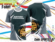 【Free custom Sepak takraw jersey】2025 New Design Sepak takraw jersey custom name Summer Fashion gree