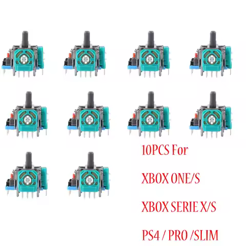 10Pcs 3D Analog Joystick Replacement Sensor Module Potentiometer for Ps3 Ps4 Ps5 Xboxone 360 Series