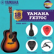Yamaha Semi-Acoustic Folk Guitar F-Series FX-370C *Brand New Unit**Ready Stock* with Accessories (FX