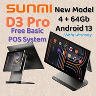 SUNMI D3 PRO Smart Desktop Touchscreen POS Terminal