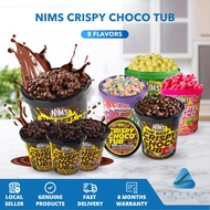 Nims Choco Tub Crispy Crunchy Snack with 8 Flavours | Coco, Strawberry, Pistachio & More Treats