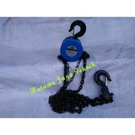 Chain Blok Katrol Takel Derek 1,5 Ton Rantai 3 Meter