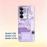 Realme C65 case - Realme C75 - Realme C75X _Black Clear Flexible Silicone Phone Cover case