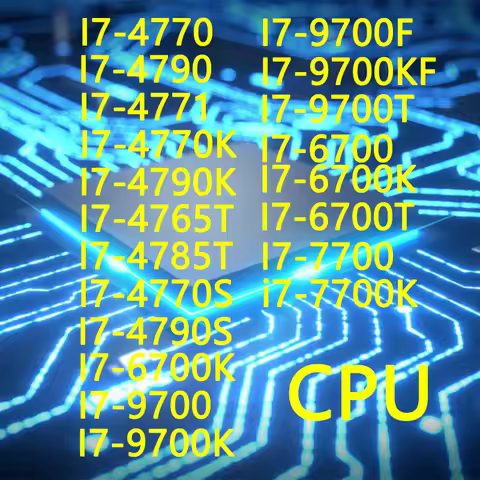 I7-4770 I7-4790 I7-4770K I7-4790K I7-4765T I7-4785T I7-4770S I7-4790S i7-6700 i7-7700 i7-8700 i7-970