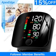 ApexEdge Wrist Style Digital Blood Pressure Monitor Rechargeable With Big LCD Screen Voice