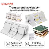 NIIMBOT B21/B1/B203 Thermal Label Transparent Waterproof, Oil Proof Household Food Production Date S