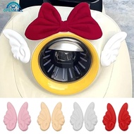 OPENMALL 2Pcs Motorcycle Helmet Decoration Angle Wings Sticker Helmet Decor for Motorbike Bicycle Ac